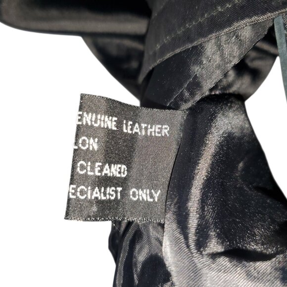 Beyond Leather Suede Vest Waistcoat Men's XL Black Western Rockabilly Steampunk - Picture 5 of 5